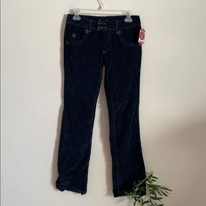 Ellemenno Girls Navy Corduroy Pants NWT